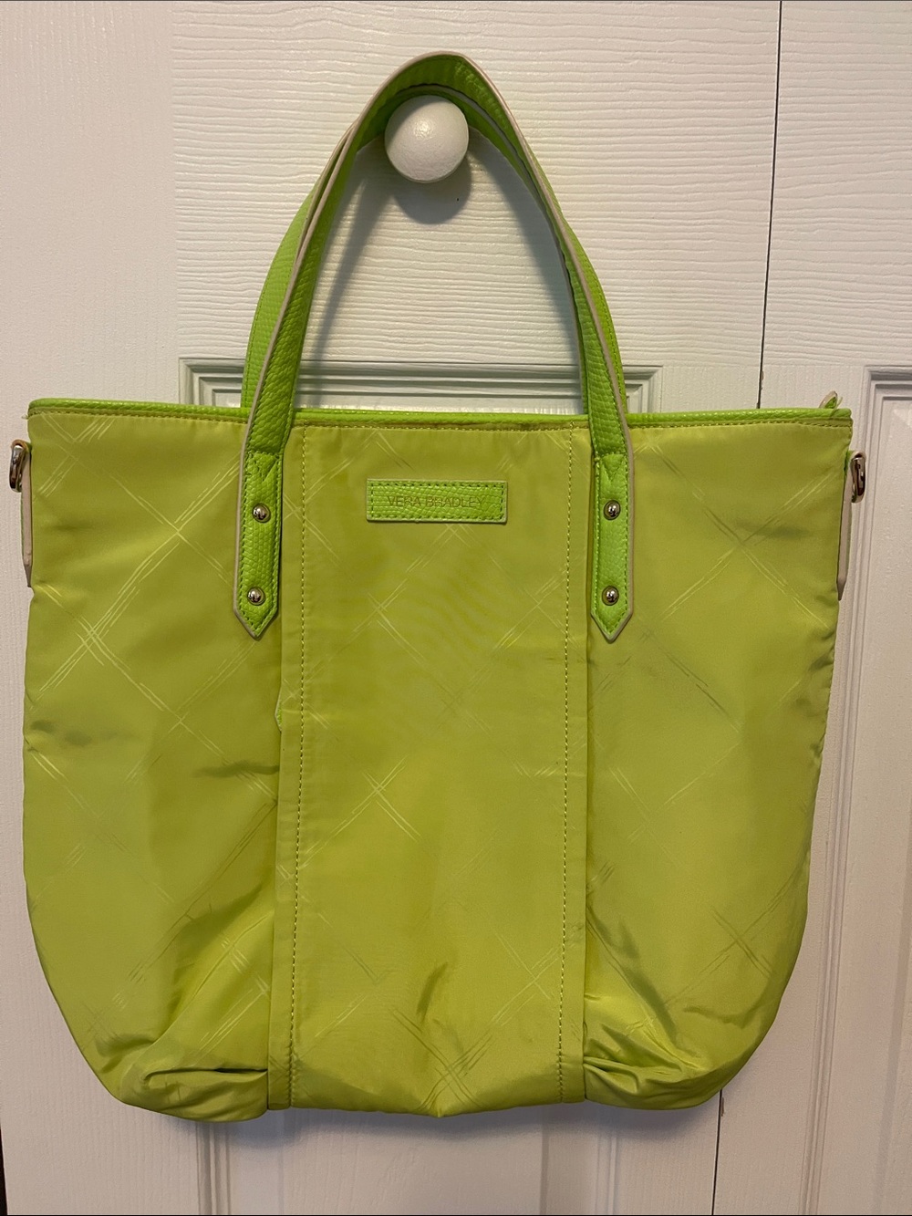 Vera Bradley Lime Green Tote Bag